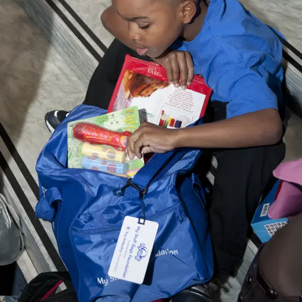 Boy with My Stuff Bag