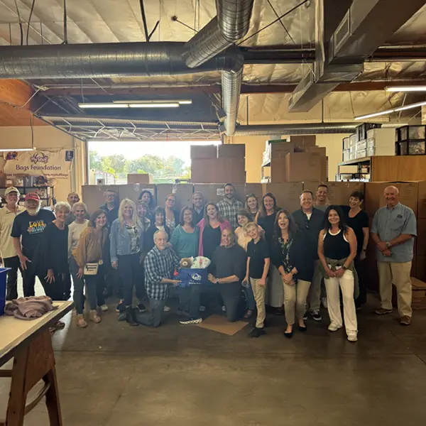 Large Group of Rotary Volunteers